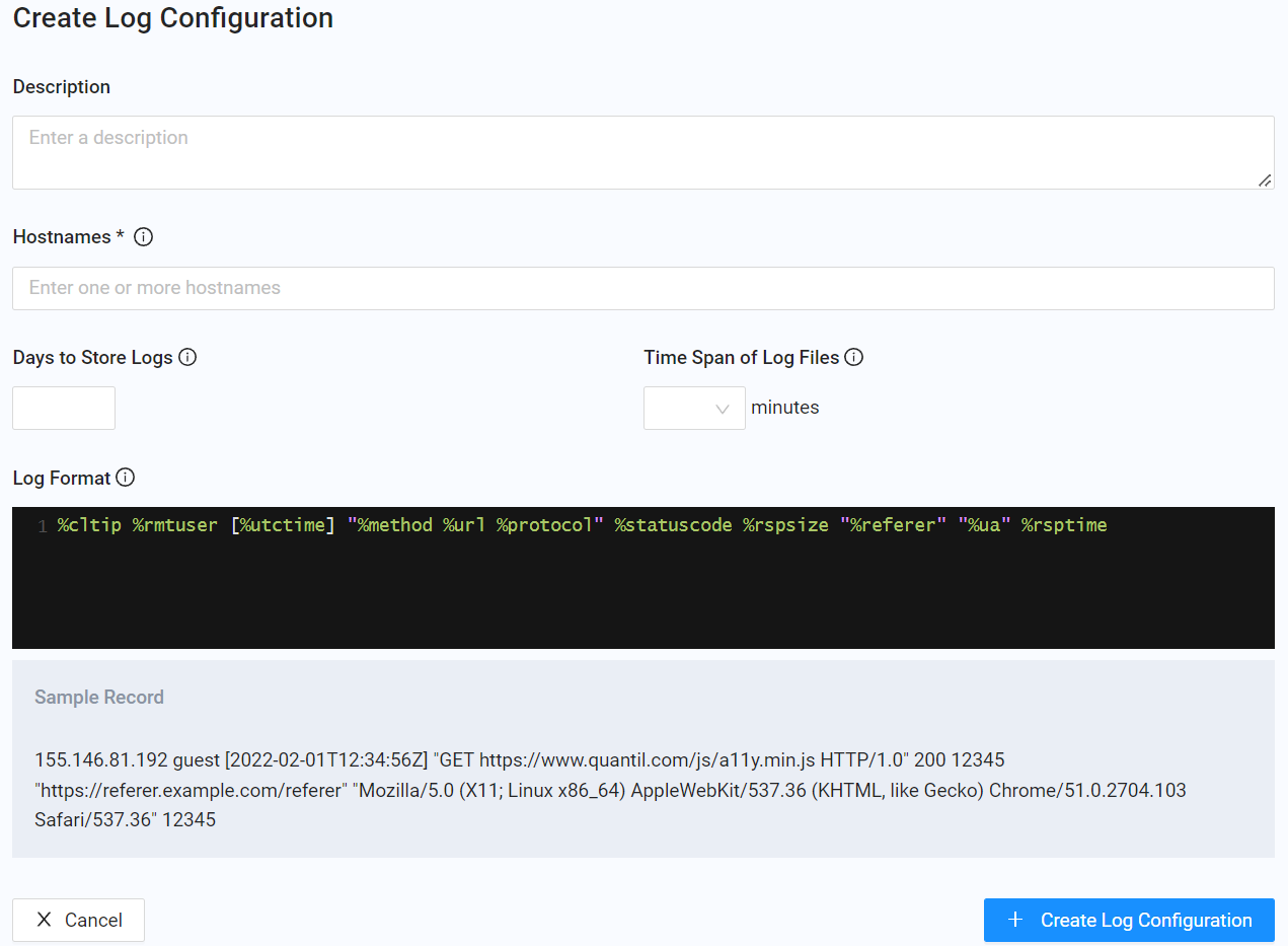 configure log2